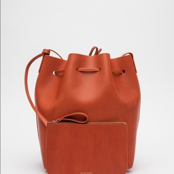 Mansur Gavriel Bucket Bag Brandy/Brick Large